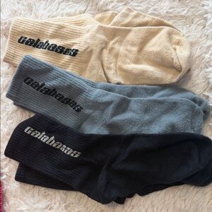 Yeezy Calabasas socks- tan, grey, black